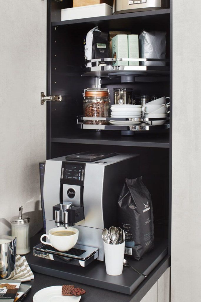 Sliding coffee maker Top 1466 Kitchen Design