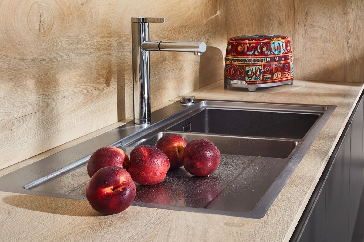 Kitchen sink in wood effect Flair S 40095 Kitchen Design