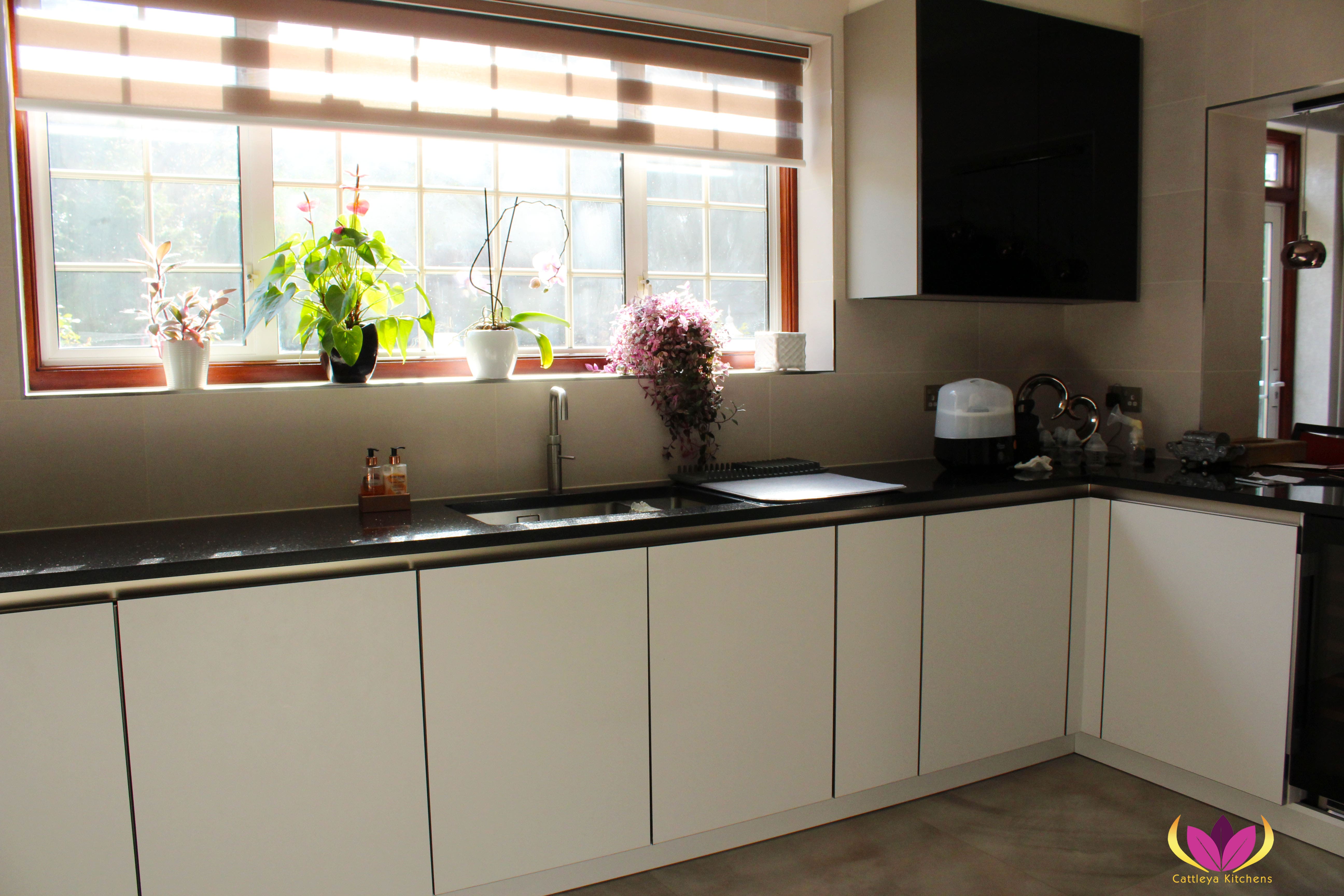 White kitchen cabinet Ealing Finished Kitchen Project