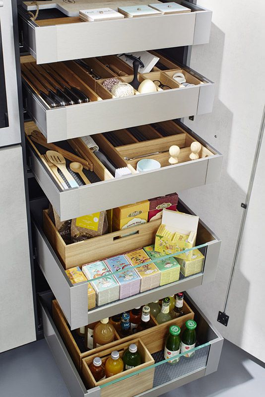 Drawers Inside a Cabinet with Attention to Detail