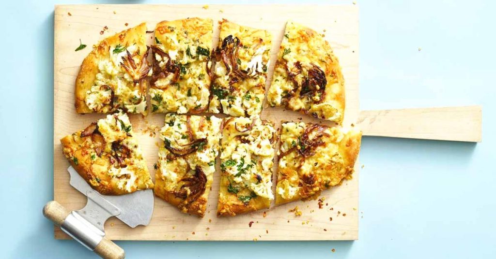 Roasted Cauliflower Pizza