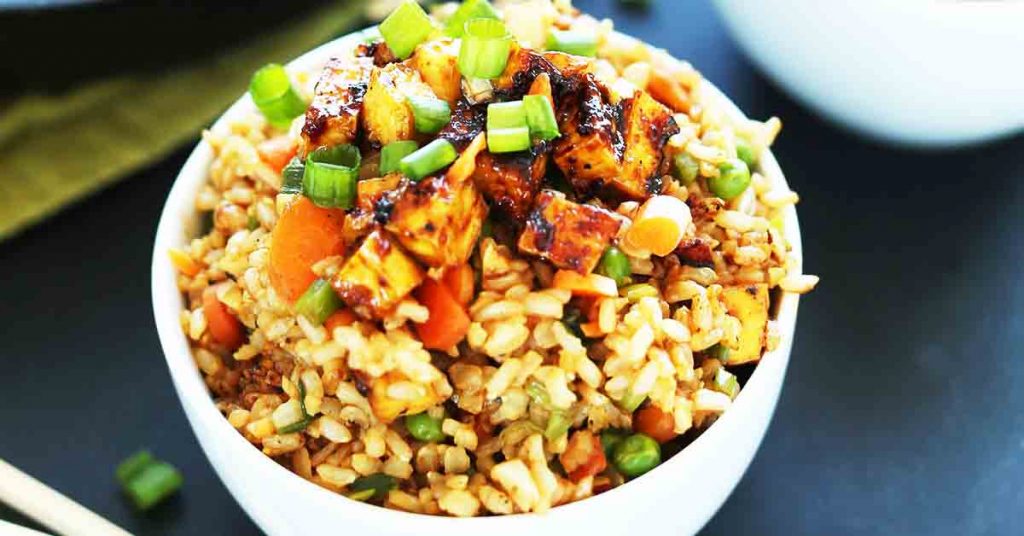 Vegetable Garlic Fried Rice