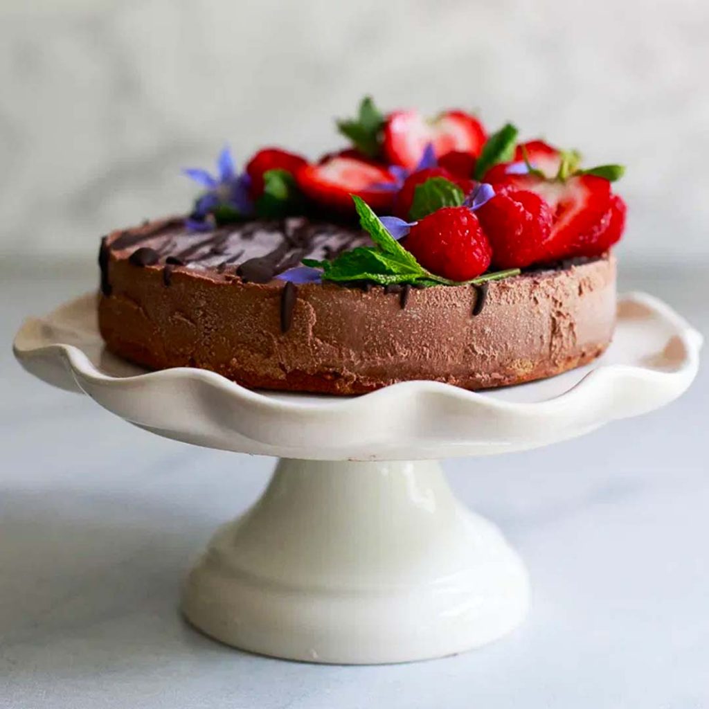 No-Bake Chocolate Cheesecake