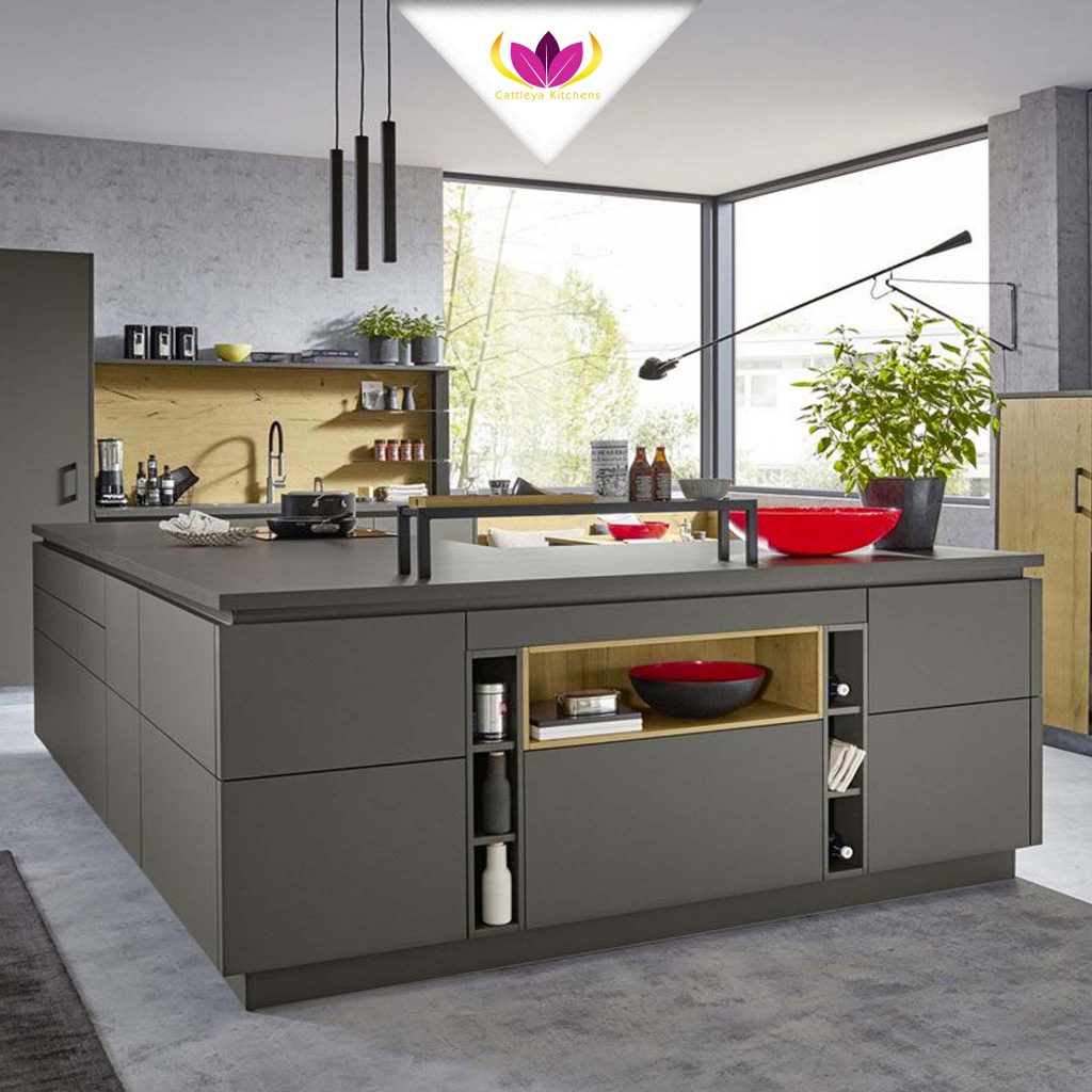 L-Shaped Kitchen Island  - Pur 2661