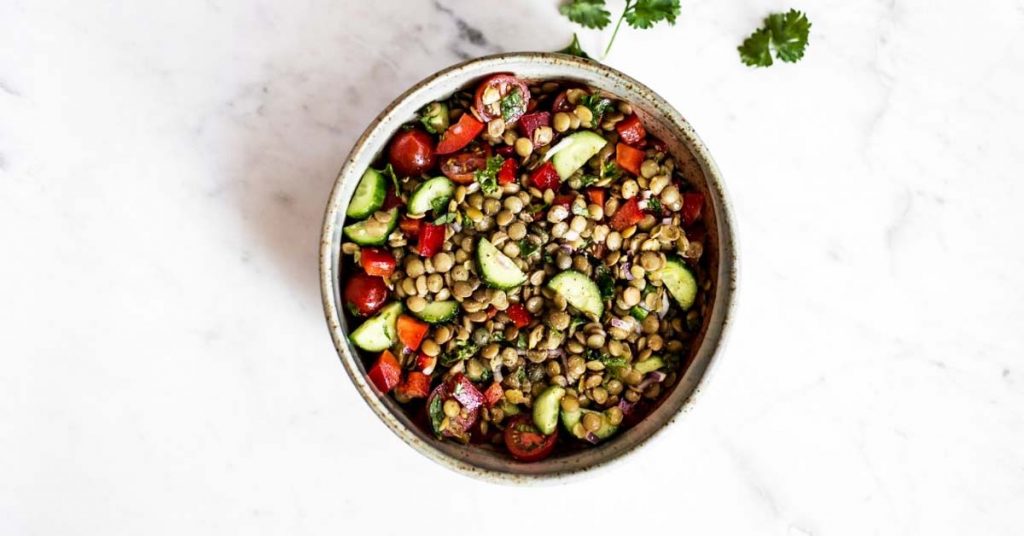 Green Lentil Salad