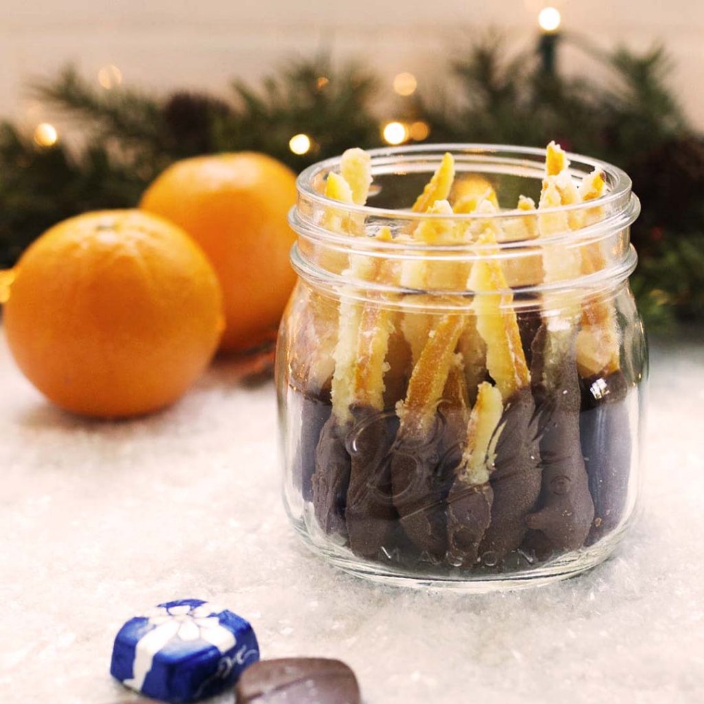 Chocolate Covered Candied Orange Peels